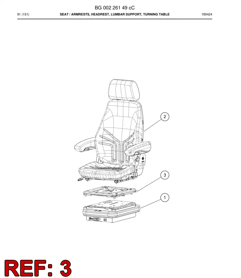 BG00846621a BG 008 466 21a Rotation Mechanism - Sandvik Technical Drawing