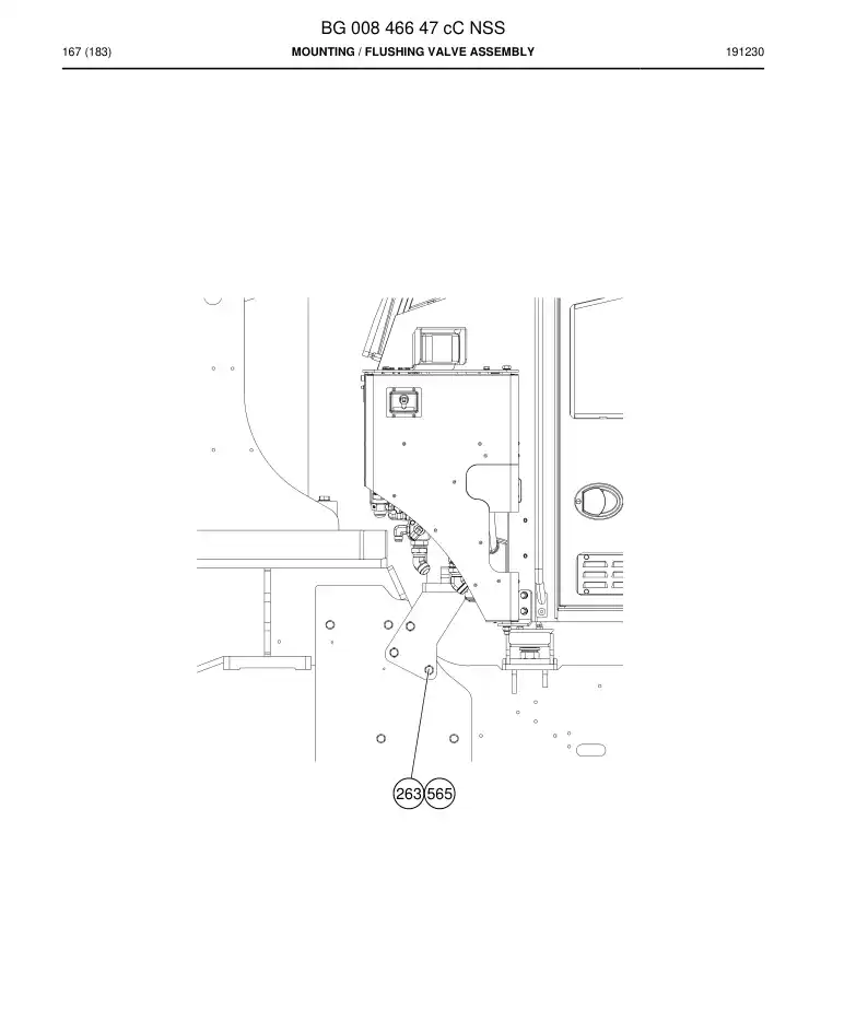 BG00846647c BG 008 466 47c Mounting - Sandvik Technical Drawing