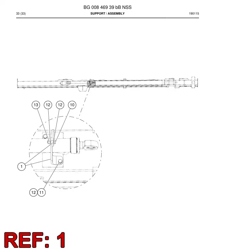 BG00846941b BG 008 469 41b Plate - Sandvik Technical Drawing