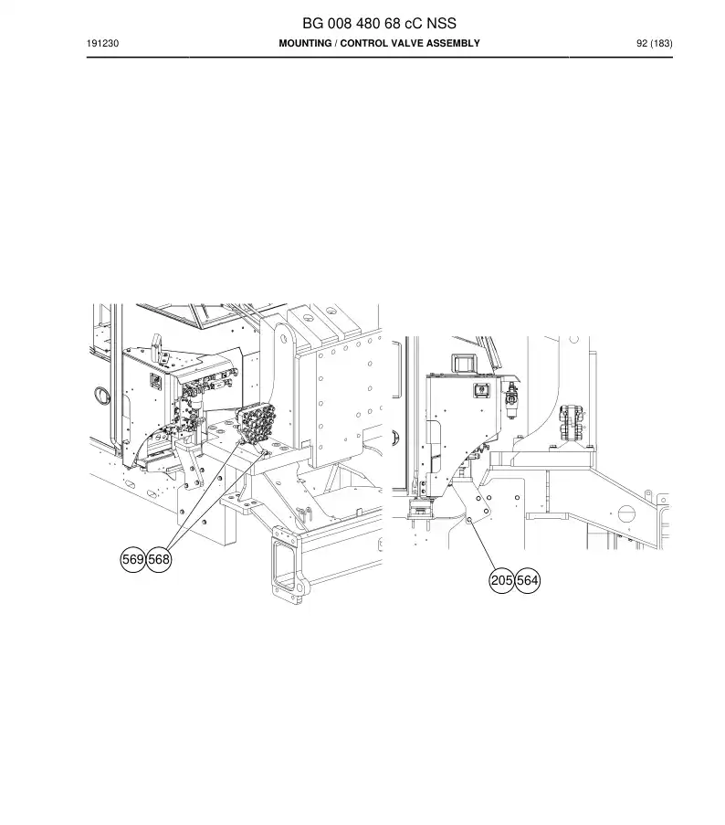 BG00848068c BG 008 480 68c Mounting - Sandvik Technical Drawing