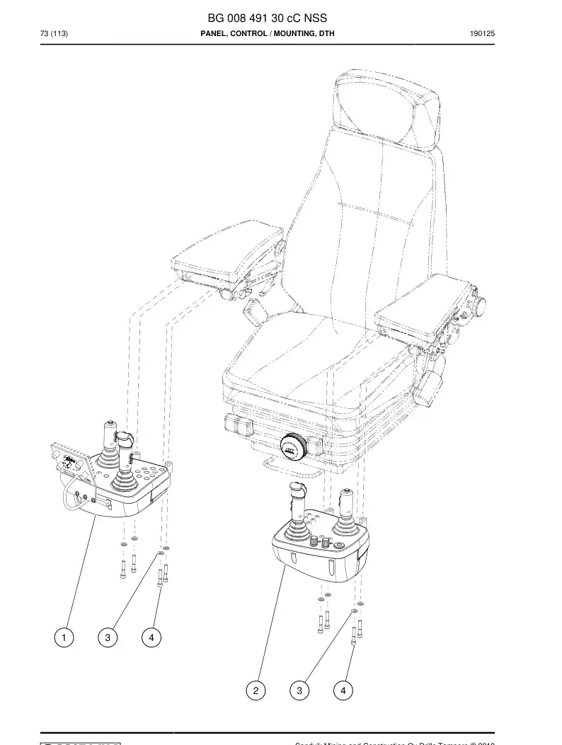 BG00849130c BG 008 491 30c PRING, CONTROL - Sandvik Technical Drawing
