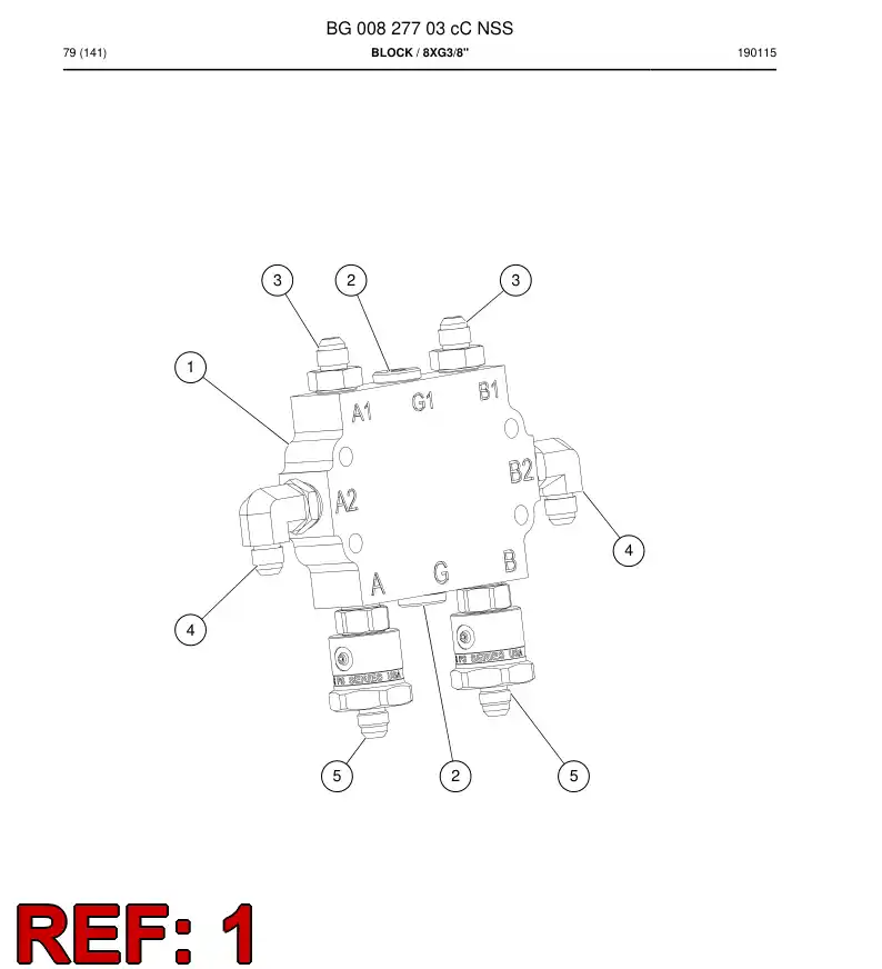 BG00849628a BG 008 496 28a Block - Sandvik Technical Drawing