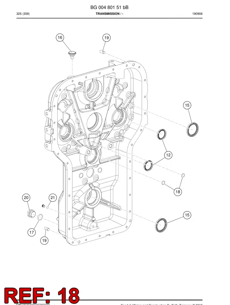 BG00852787a BG 008 527 87a O-ring - Sandvik Technical Drawing