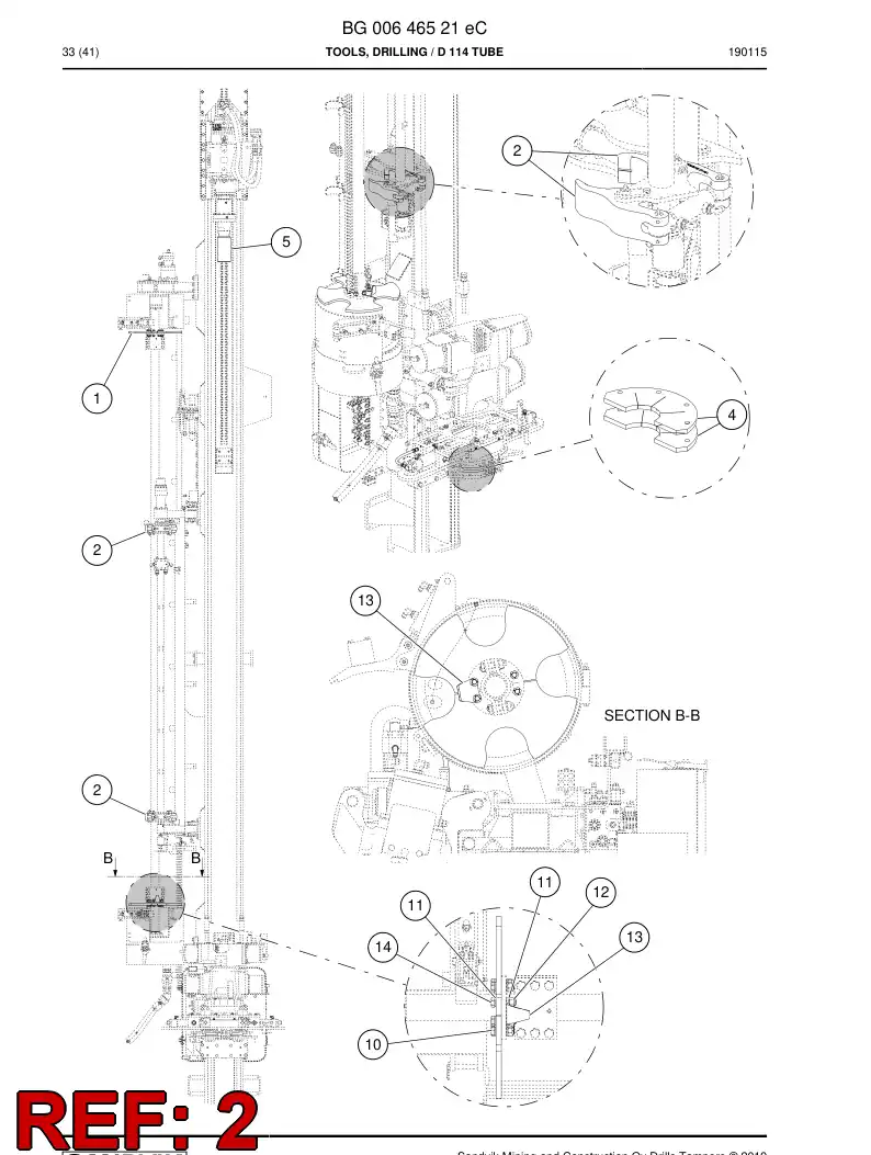 BG00855915a BG 008 559 15a Jaw - Sandvik Technical Drawing