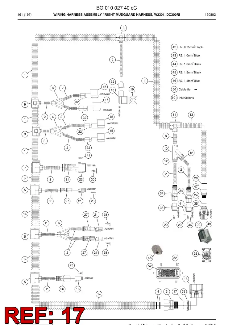 BG00858302a BG 008 583 02a Ring, Seal - Sandvik Technical Drawing