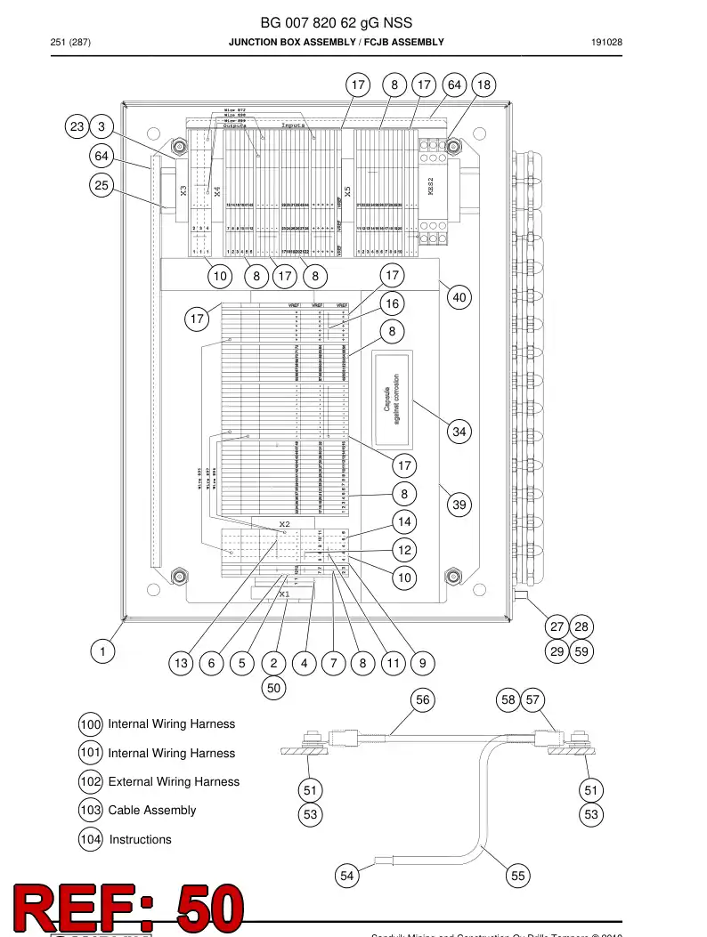 BG00858481a BG 008 584 81a Plate, Support - Sandvik Technical Drawing