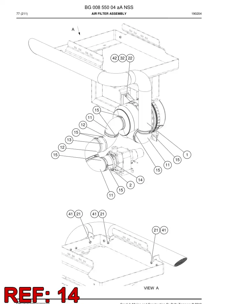 BG00858664a BG 008 586 64a BRIDA - Sandvik Technical Drawing