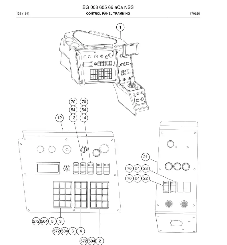 BG00860566a BG 008 605 66a CONTROL PRING TRAMMING - Sandvik Technical Drawing