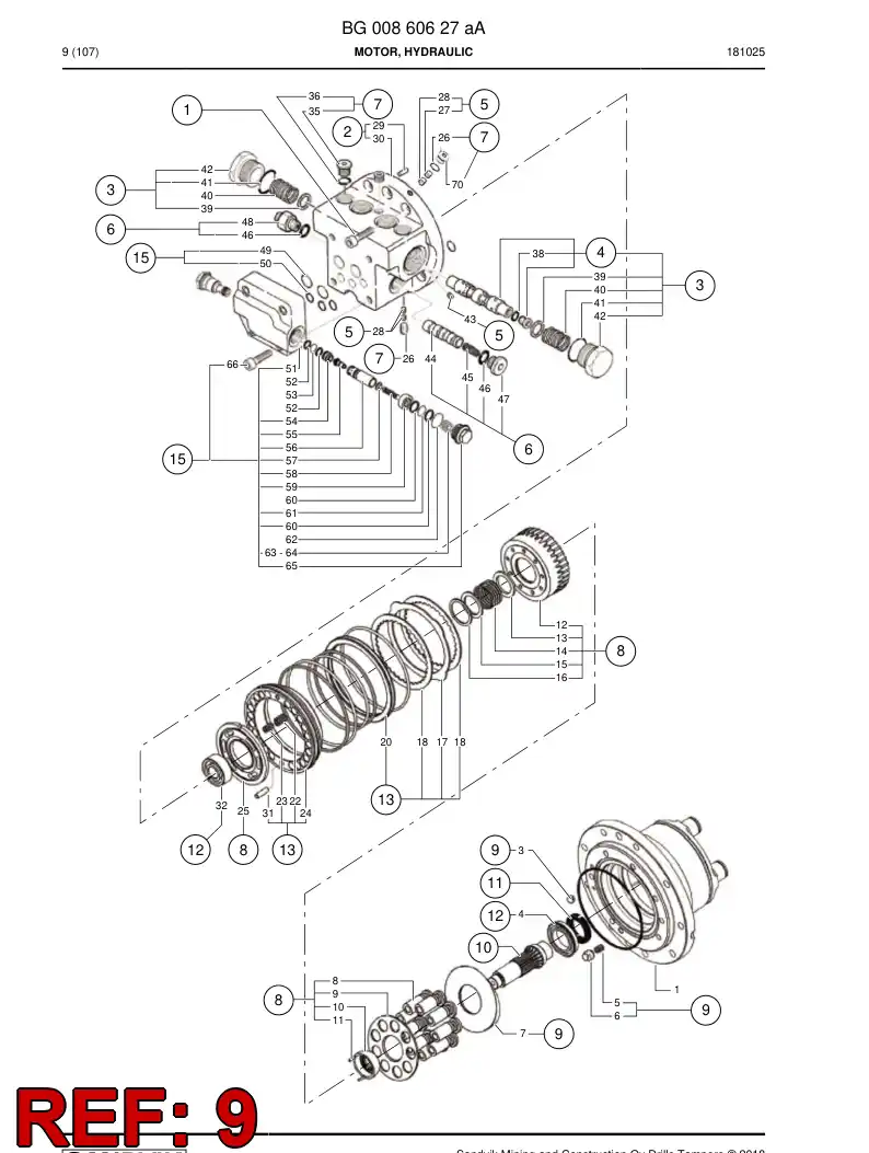 BG00860744a BG 008 607 44a Plate, Guide - Sandvik Technical Drawing