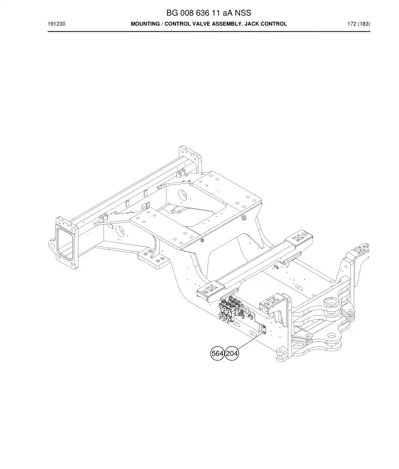 BG00863611a BG 008 636 11a Mounting - Sandvik Technical Drawing