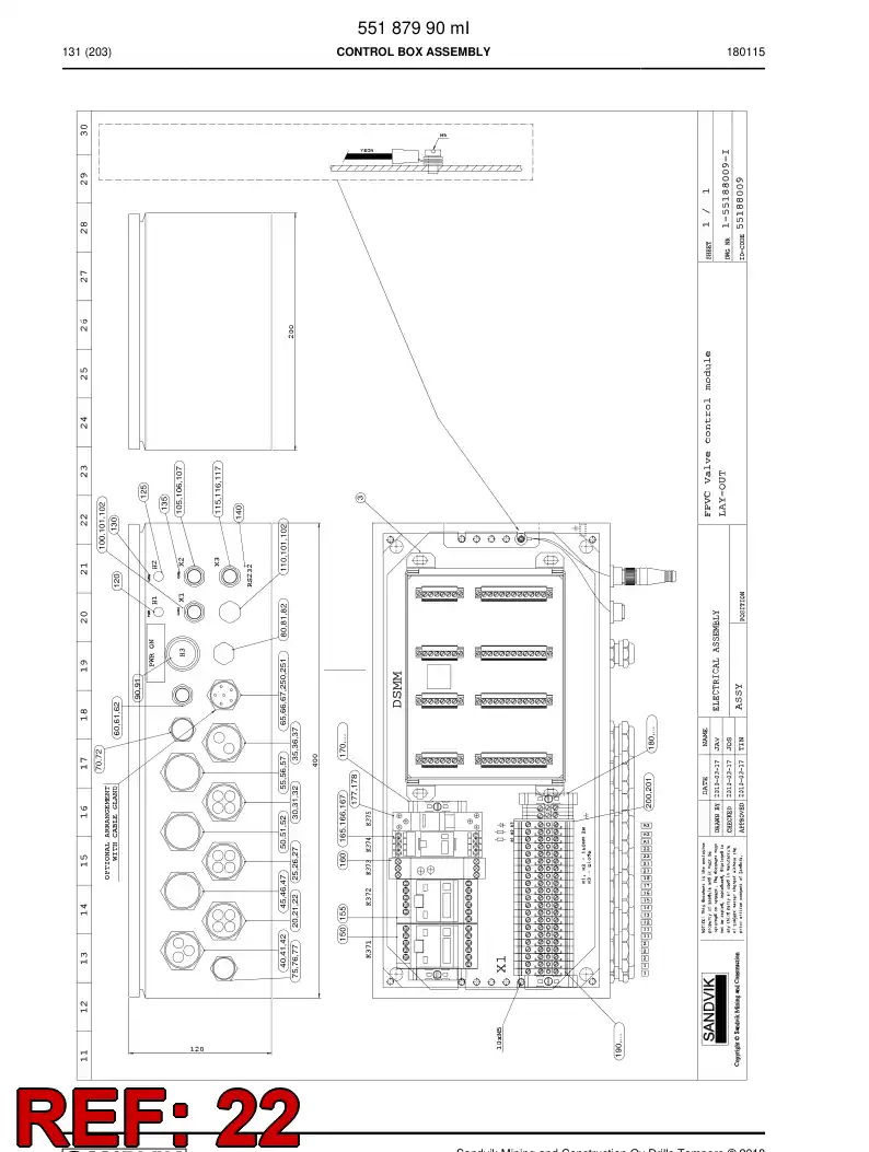 BG00864232a BG 008 642 32a Wire - Sandvik Technical Drawing