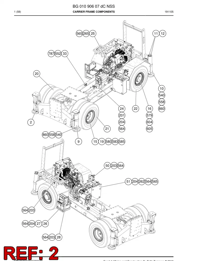 BG00865668c BG 008 656 68c Tube, Inner - Sandvik Technical Drawing