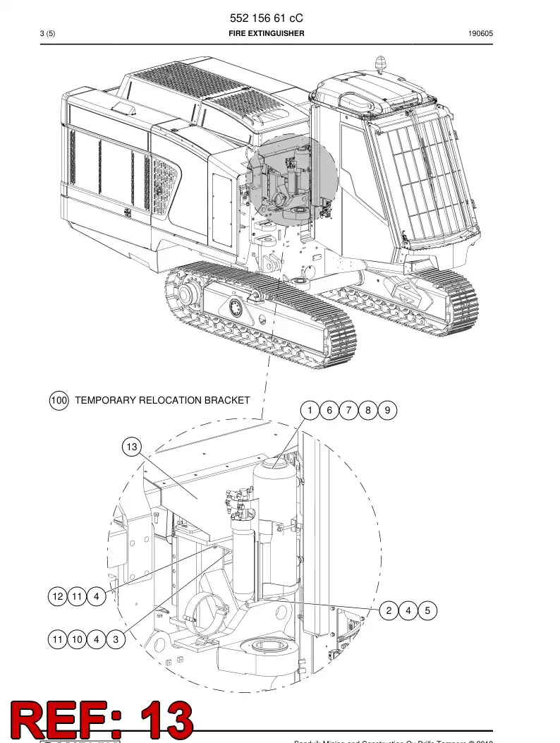 BG00866290a BG 008 662 90a Decal - Sandvik Technical Drawing