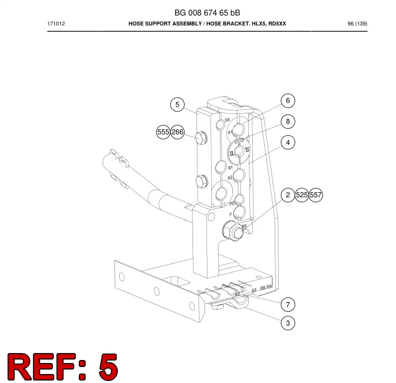 BG00867564b BG 008 675 64b Piece, Clamping - Sandvik Technical Drawing