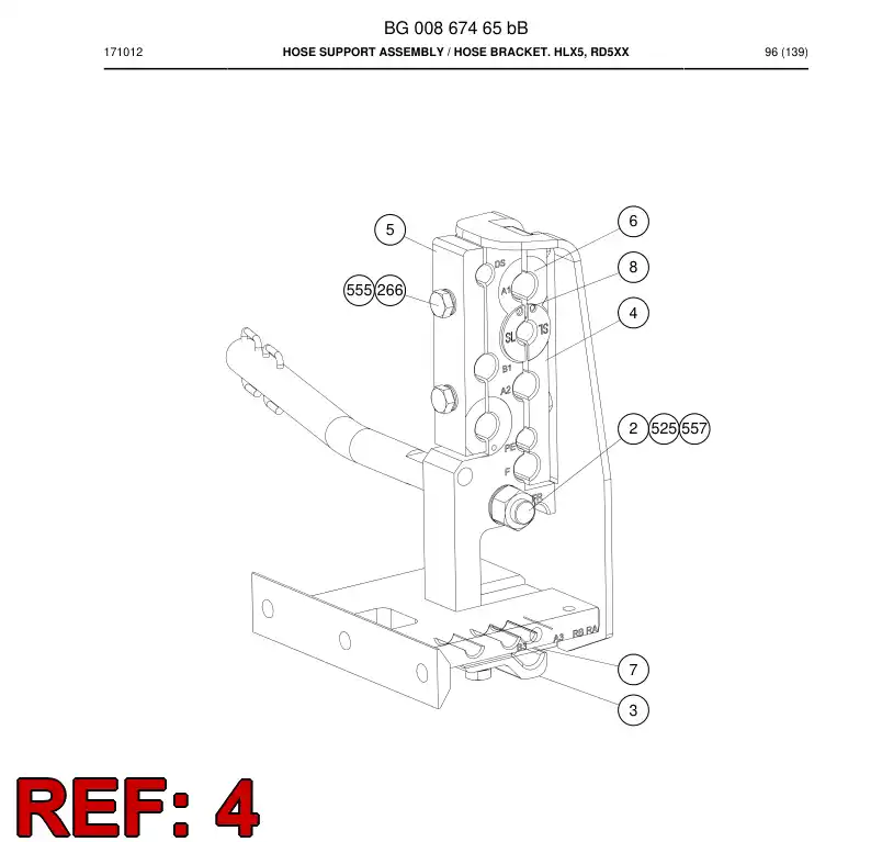 BG00867585b BG 008 675 85b Piece, Clamping - Sandvik Technical Drawing