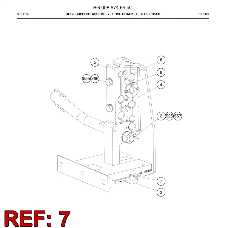 BG00867595b BG 008 675 95b Piece, Clamping - Sandvik Technical Drawing
