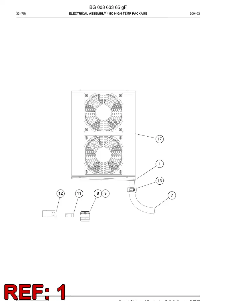 BG00869080b BG 008 690 80b Plate - Sandvik Technical Drawing