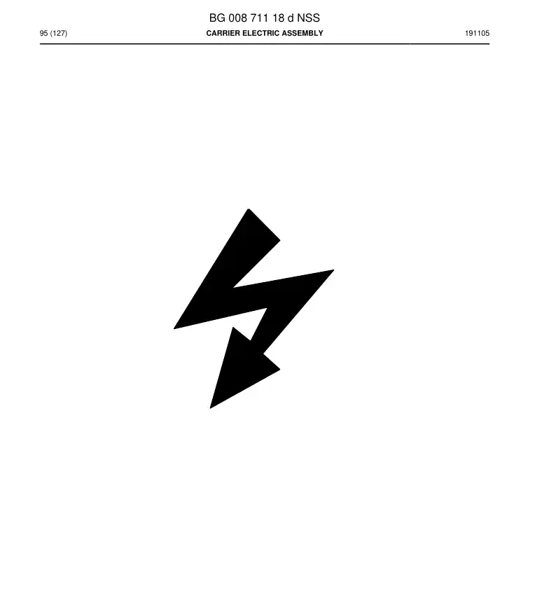 BG00871118d BG 008 711 18d Carrier Electric Assembly - Sandvik Technical Drawing