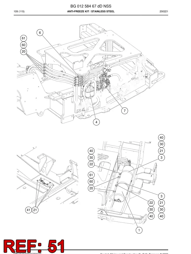 BG00872482a BG 008 724 82a Decal - Sandvik Technical Drawing