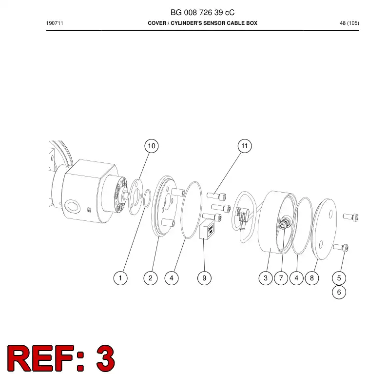BG00872615a BG 008 726 15a Cover - Sandvik Technical Drawing