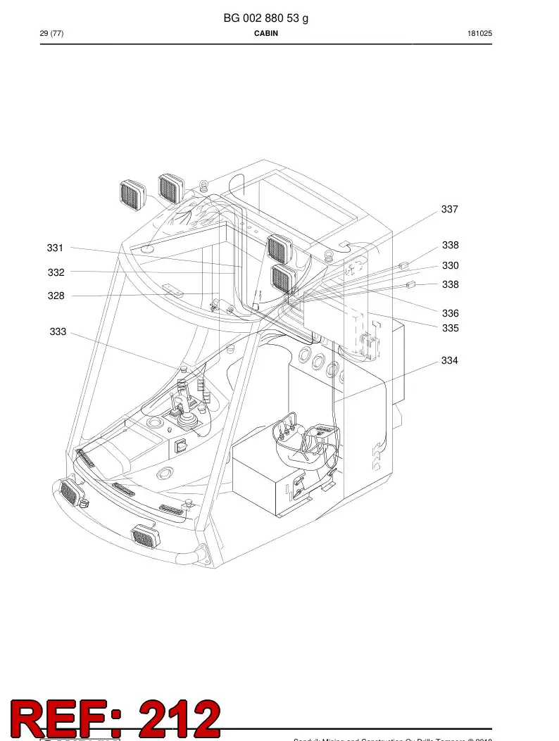 BG00875098c BG 008 750 98c Plate - Sandvik Technical Drawing