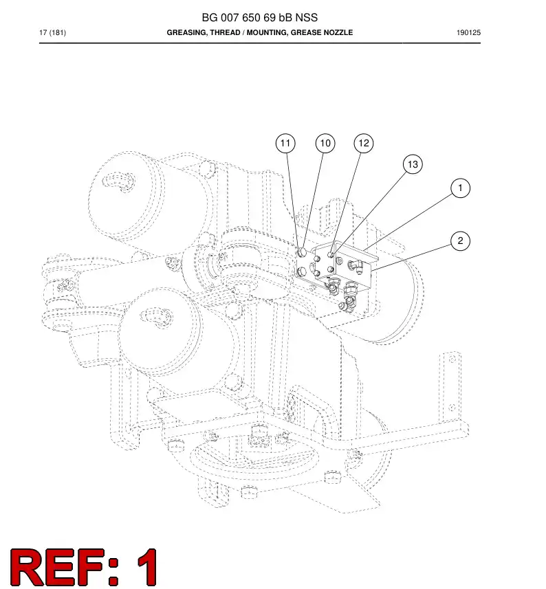BG00875974b BG 008 759 74b Bracket - Sandvik Technical Drawing