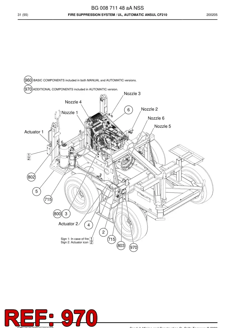 BG00876918a BG 008 769 18a Electric Components Assembly - Sandvik Technical Drawing