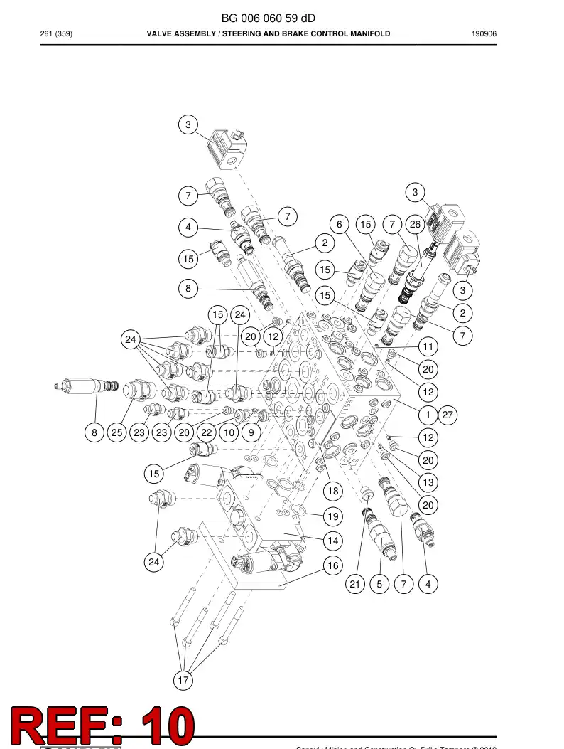 BG00878383a BG 008 783 83a Nozzle - Sandvik Technical Drawing