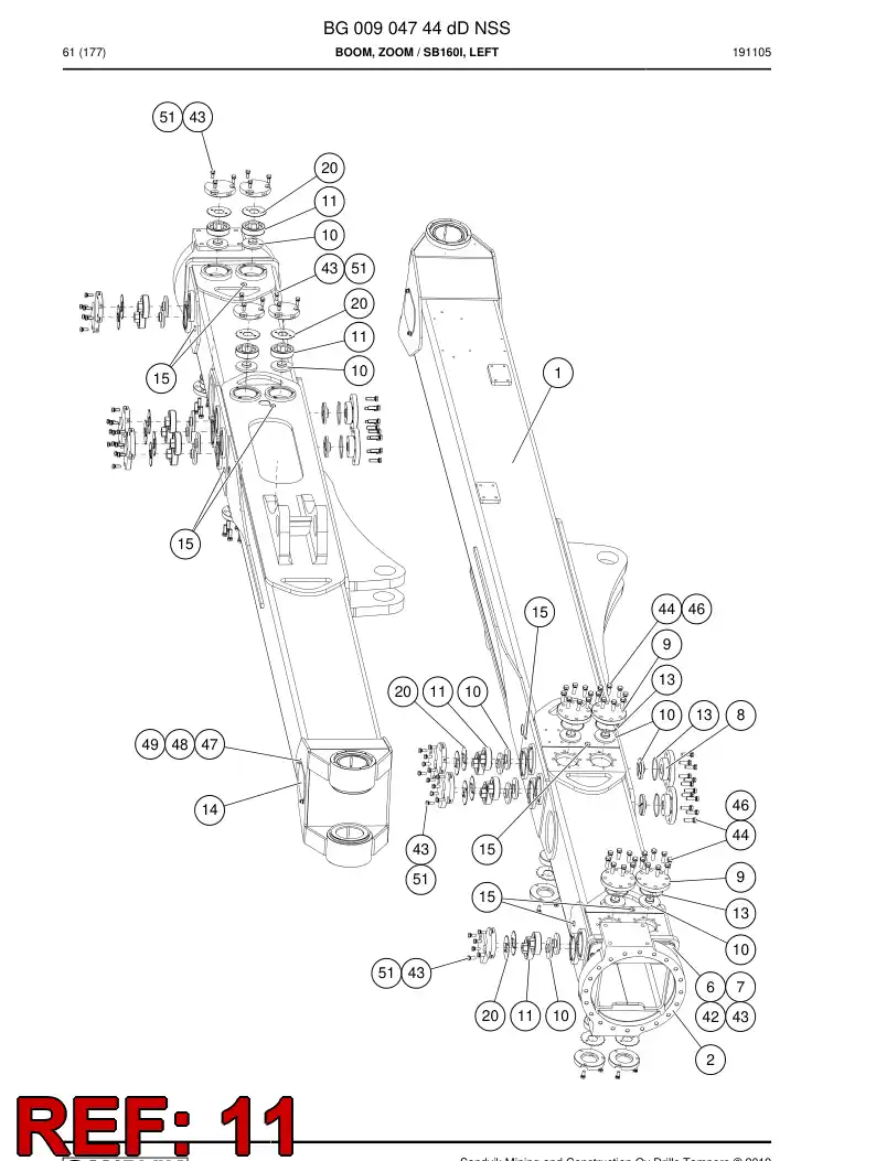 BG00881040a BG 008 810 40a Screw, Adjusting - Sandvik Technical Drawing