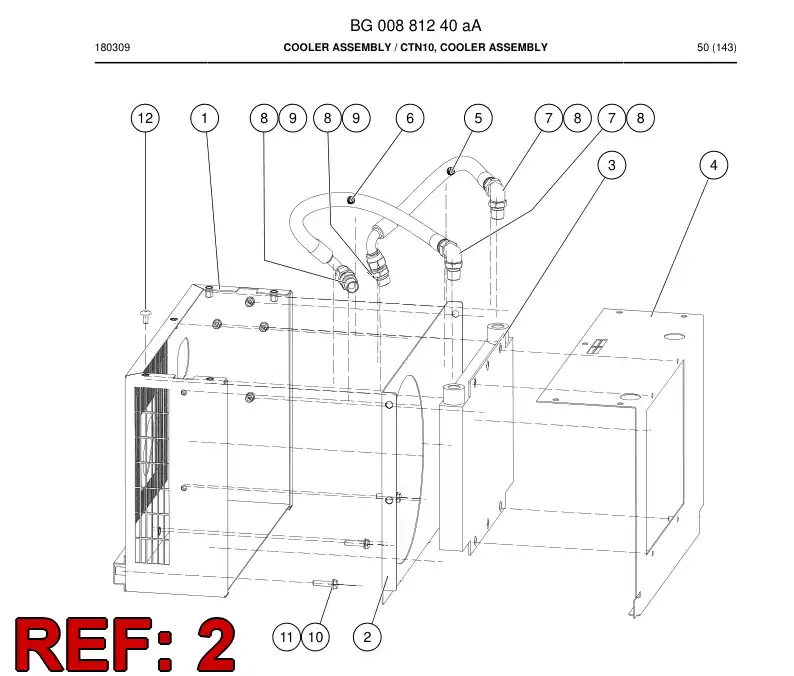 BG00882013a BG 008 820 13a Plate - Sandvik Technical Drawing