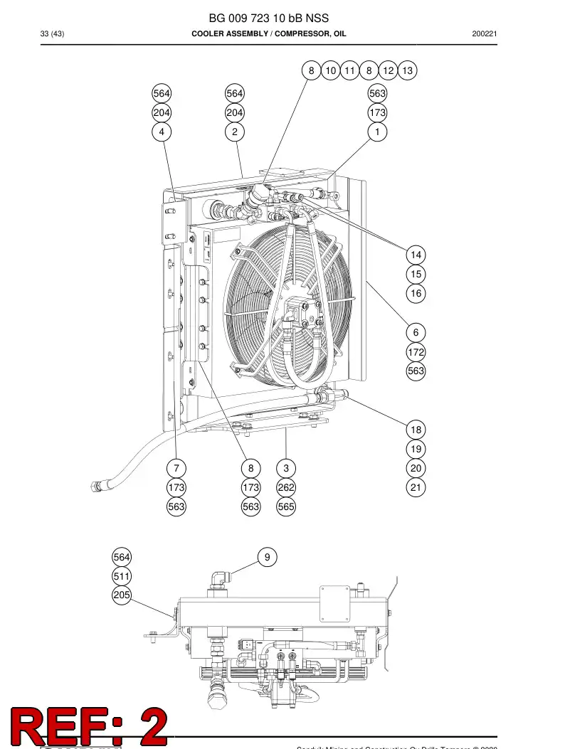 BG00885340a BG 008 853 40a Bracket - Sandvik Technical Drawing