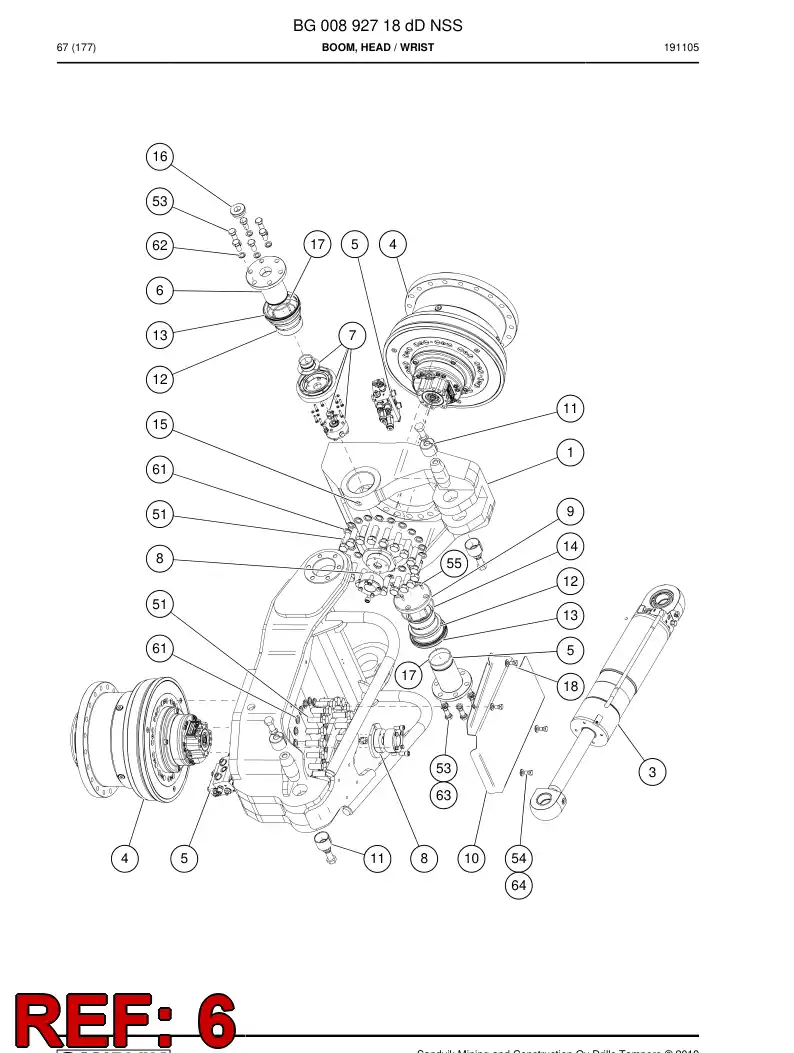 BG00892880a BG 008 928 80a Pin, Clevis - Sandvik Technical Drawing
