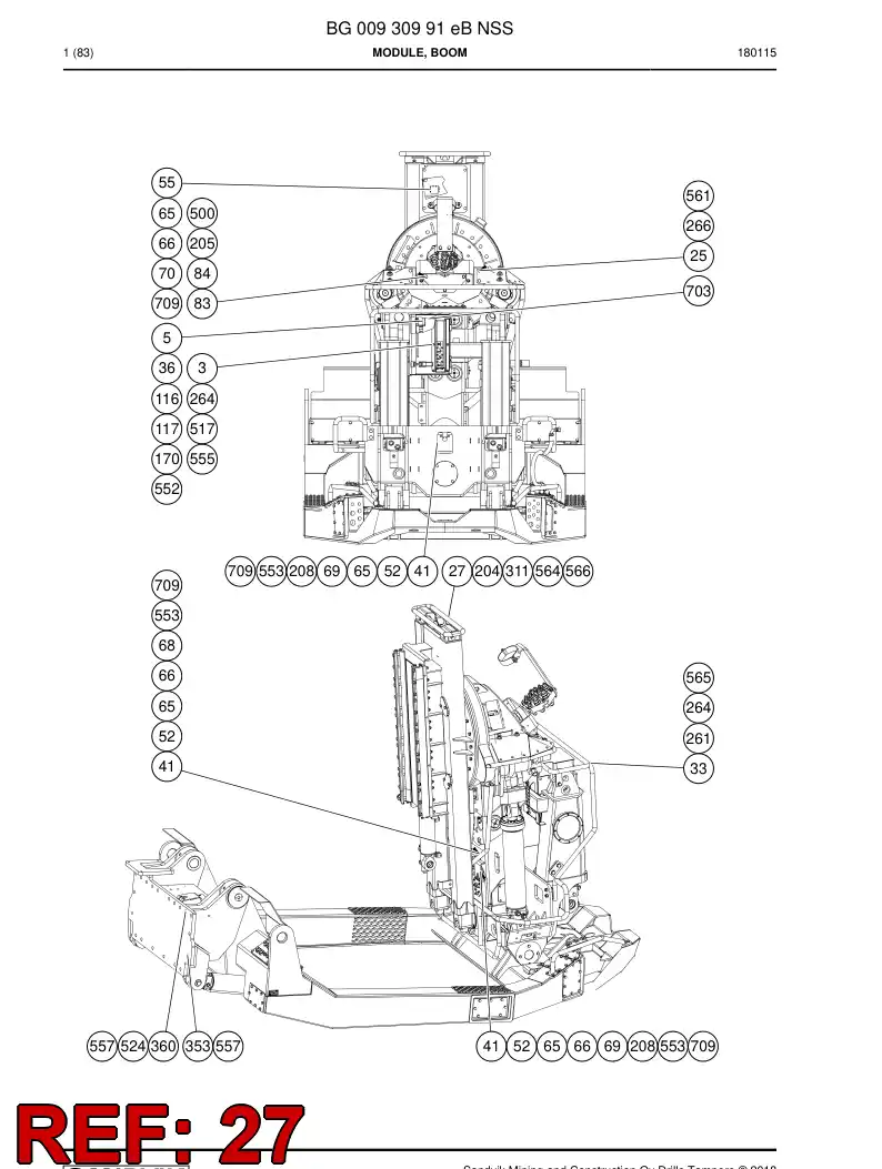 BG00905869a BG 009 058 69a PROTECCIN - Sandvik Technical Drawing