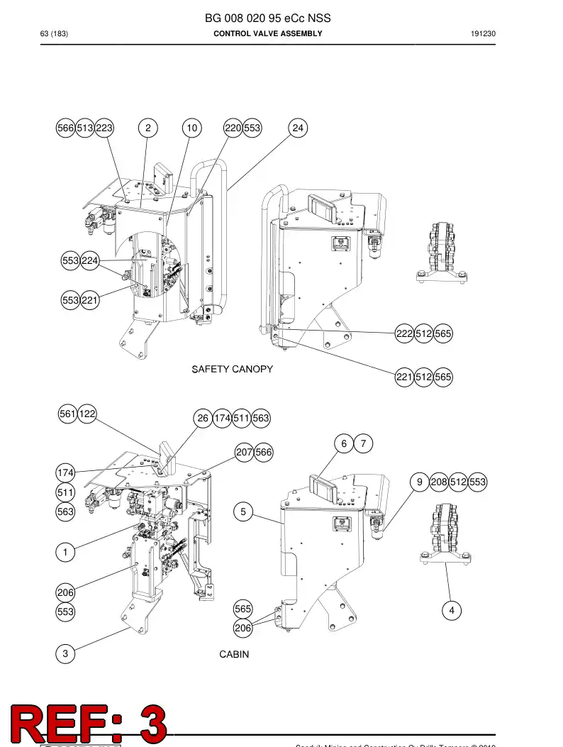 BG00906670a BG 009 066 70a Bracket - Sandvik Technical Drawing