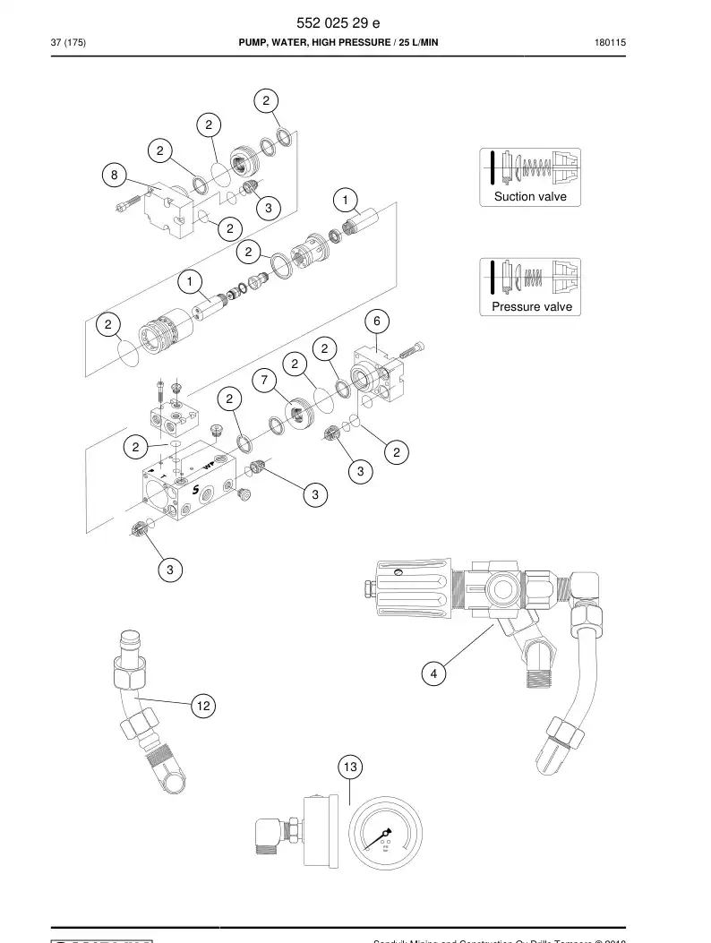 BG00908266a BG 009 082 66a Angle, Connection - Sandvik Technical Drawing