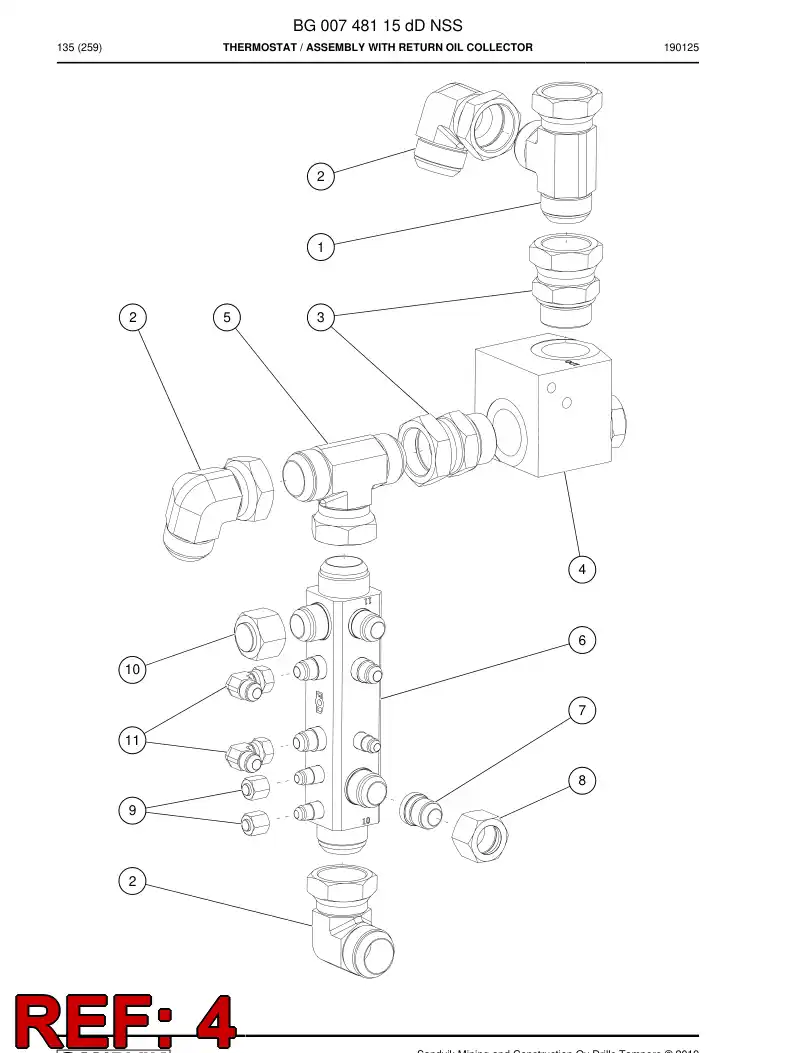 BG00909914a BG 009 099 14a Thermostat - Sandvik Technical Drawing
