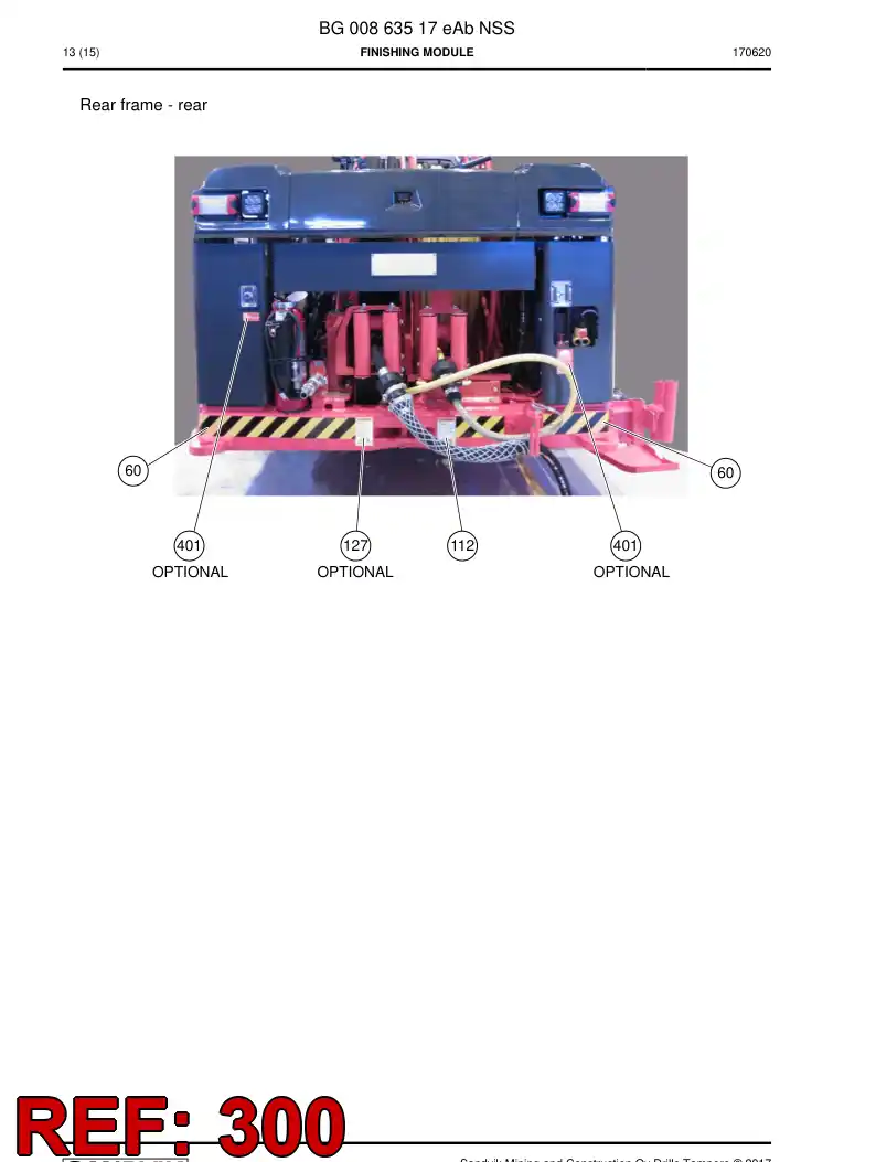 BG00911213a BG 009 112 13a Sign set - Sandvik Technical Drawing