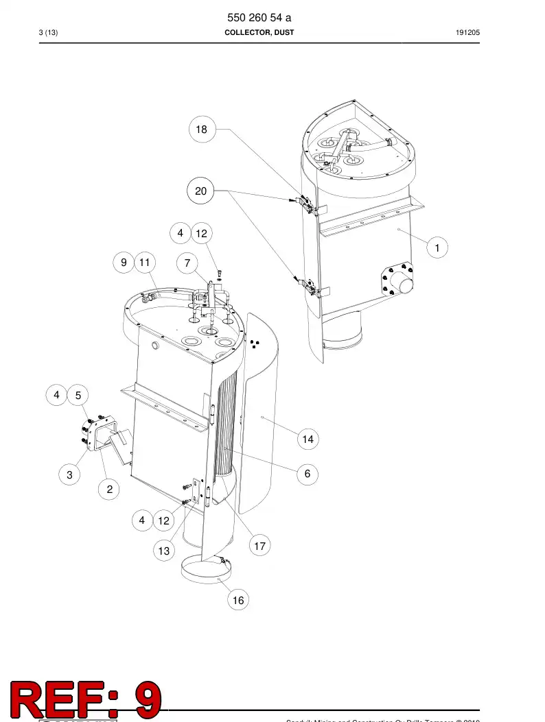 BG00914058a BG 009 140 58a Fitting, Hose - Sandvik Technical Drawing