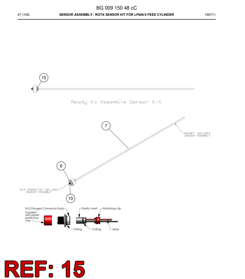 BG00915042a BG 009 150 42a O-Ring - Sandvik Technical Drawing