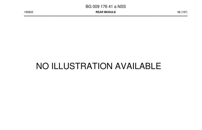 BG00917641a BG 009 176 41a Rear Module - Sandvik Technical Drawing