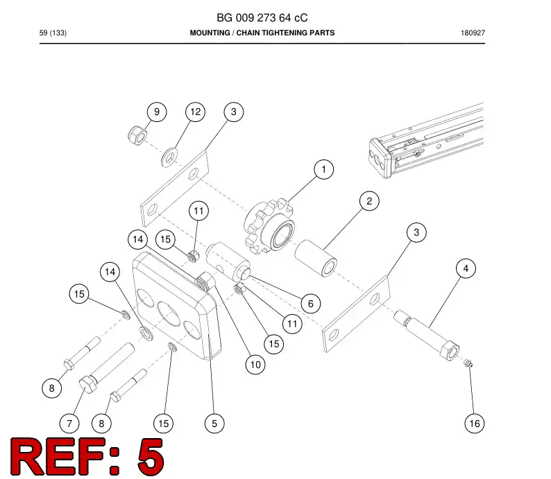 BG00918782c BG 009 187 82c Plate - Sandvik Technical Drawing