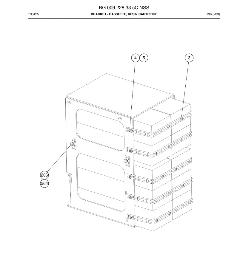 BG00922833c BG 009 228 33c Bracket - Sandvik Technical Drawing