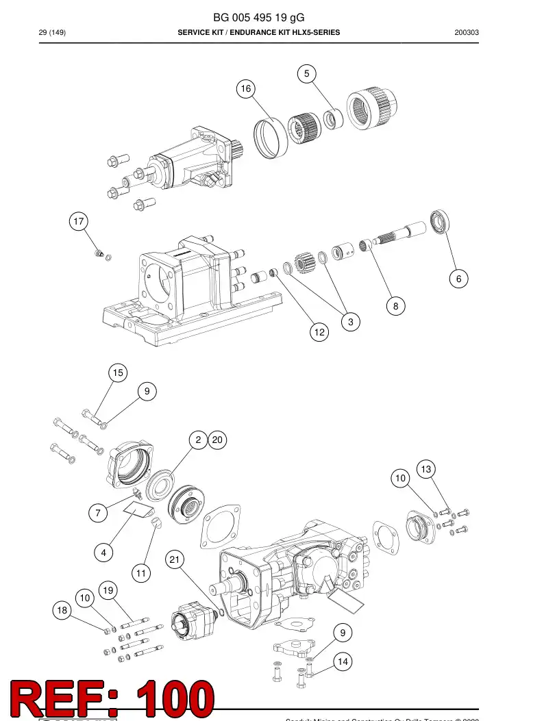 BG00923969a BG 009 239 69a Enclosure, Plastic - Sandvik Technical Drawing