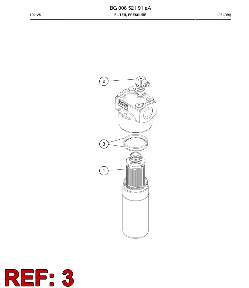 BG00925928a BG 009 259 28a Seal Kit - Sandvik Technical Drawing