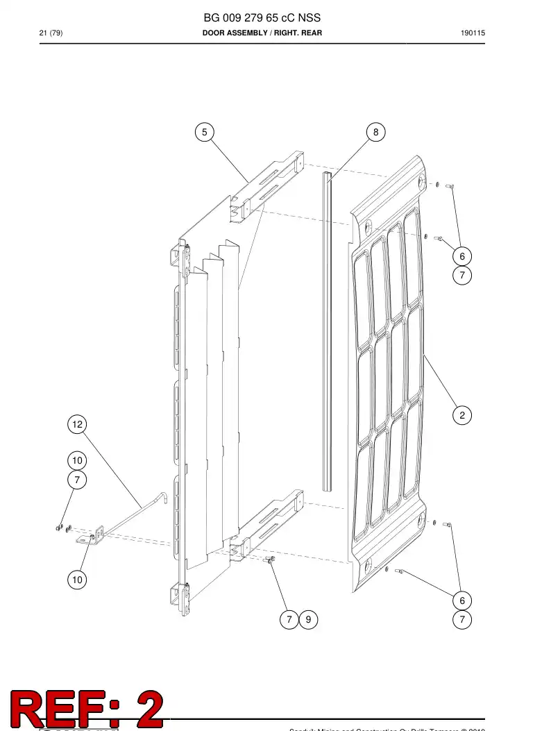 BG00928191b BG 009 281 91b Cover - Sandvik Technical Drawing