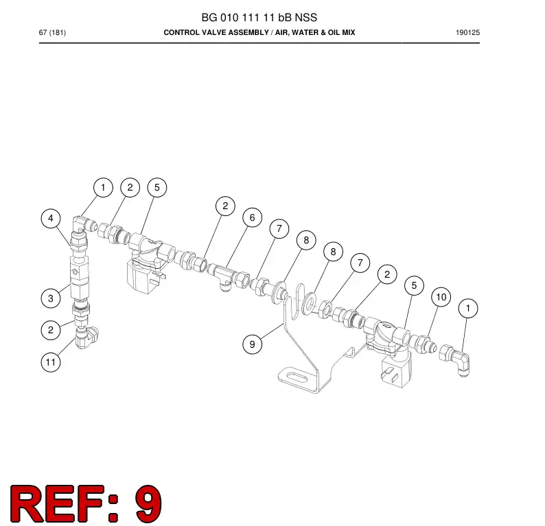 BG00930337a BG 009 303 37a Plate - Sandvik Technical Drawing