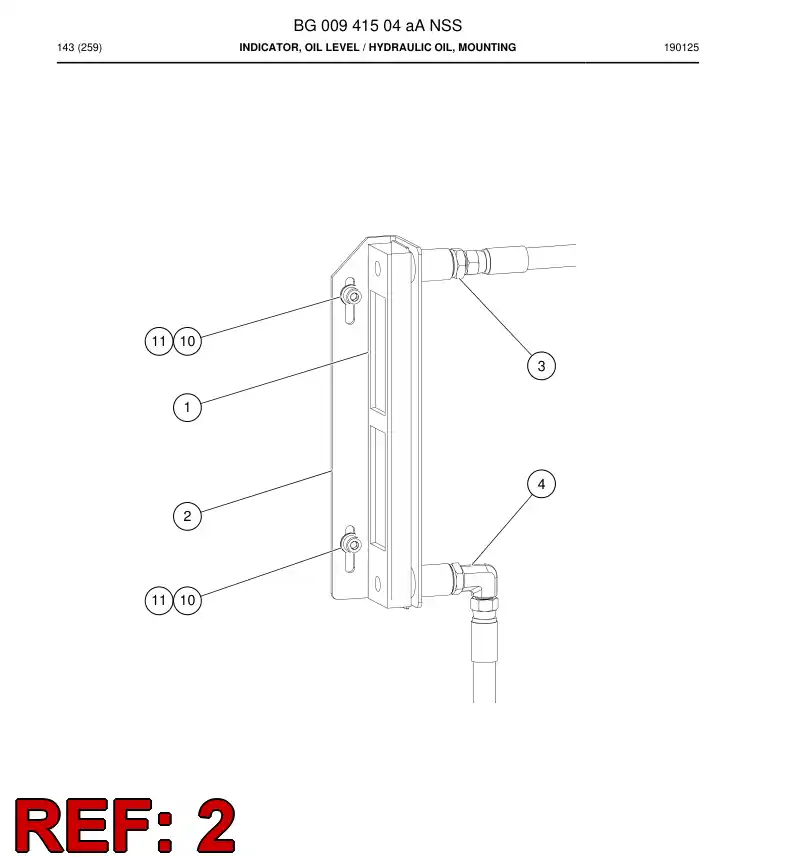 BG00930964a BG 009 309 64a Bracket - Sandvik Technical Drawing