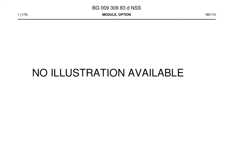 BG00930983d BG 009 309 83d Module, Option - Sandvik Technical Drawing