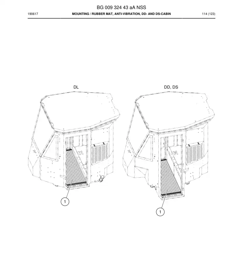 BG00932443a BG 009 324 43a Mounting - Sandvik Technical Drawing