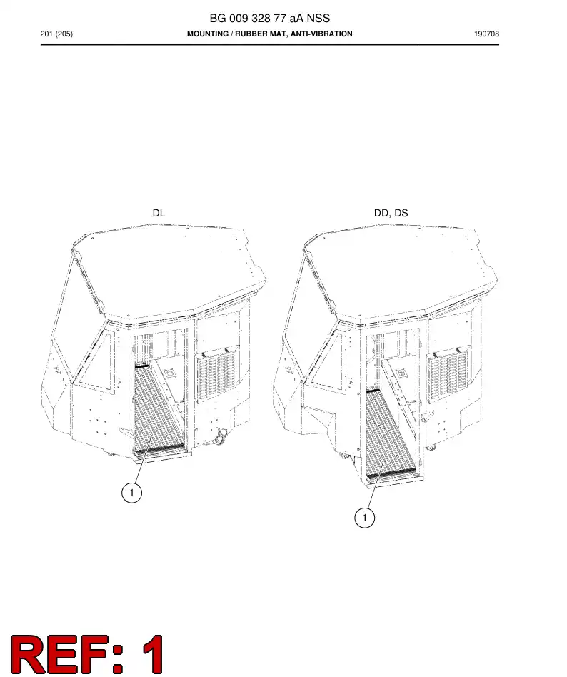 BG00932447a BG 009 324 47a Carpet - Sandvik Technical Drawing